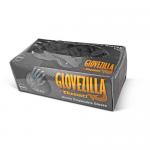 Glovezilla Black Powder Free Large Nitrile Gloves Pack 100s NWT2364-L